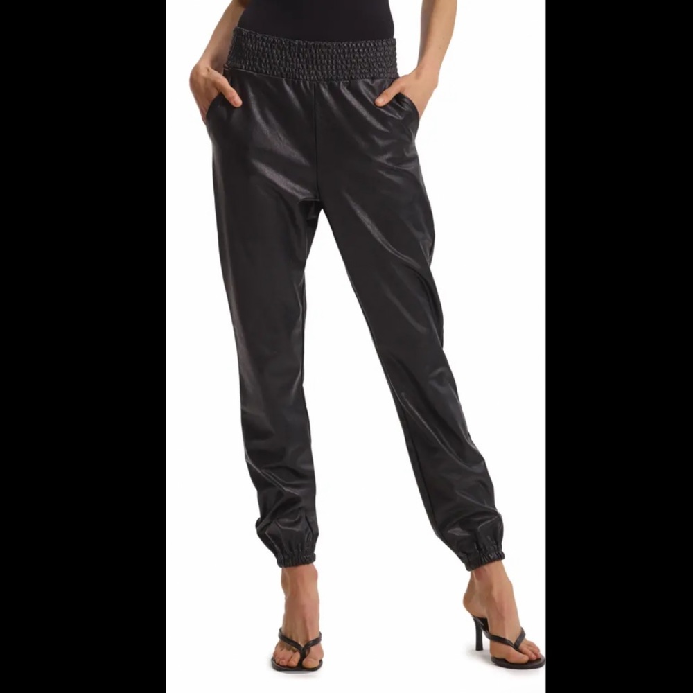 COMMANDO Faux Leather Joggers